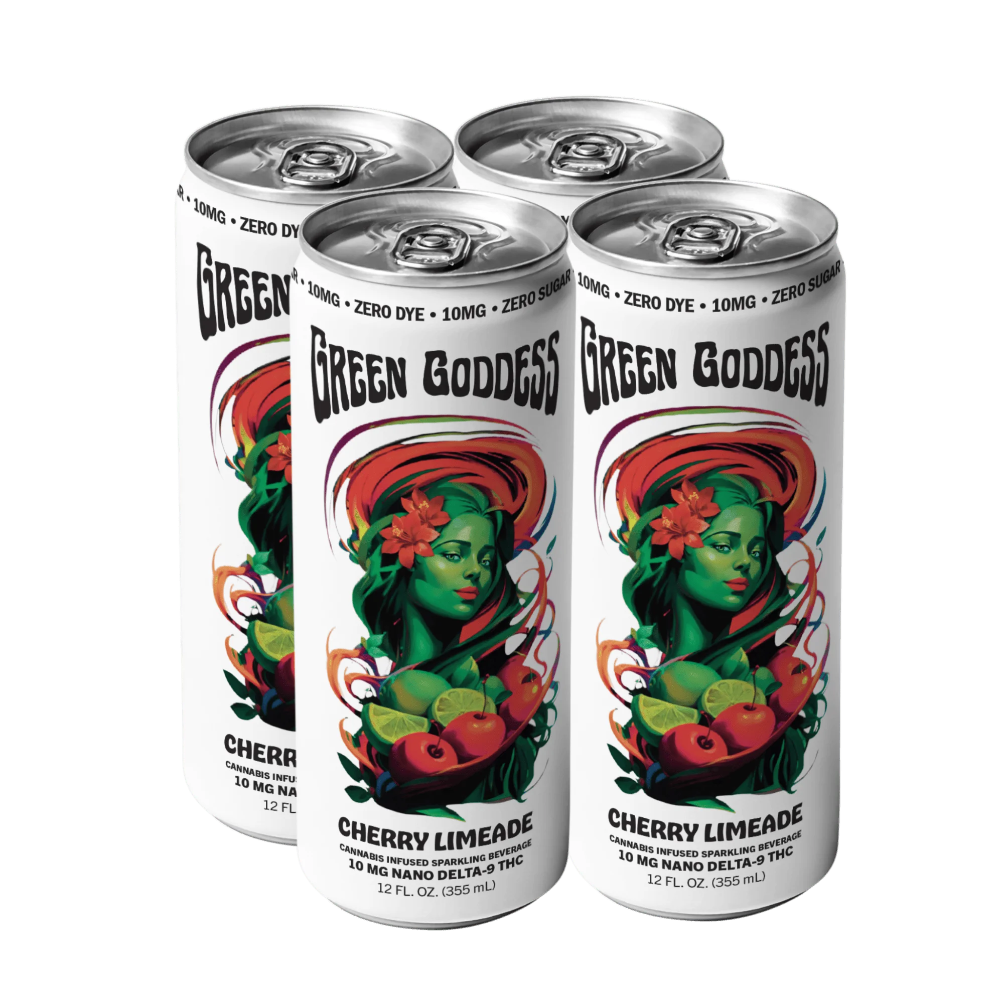 10 mg Zero Sugar Cherry Limeade, 4-pack