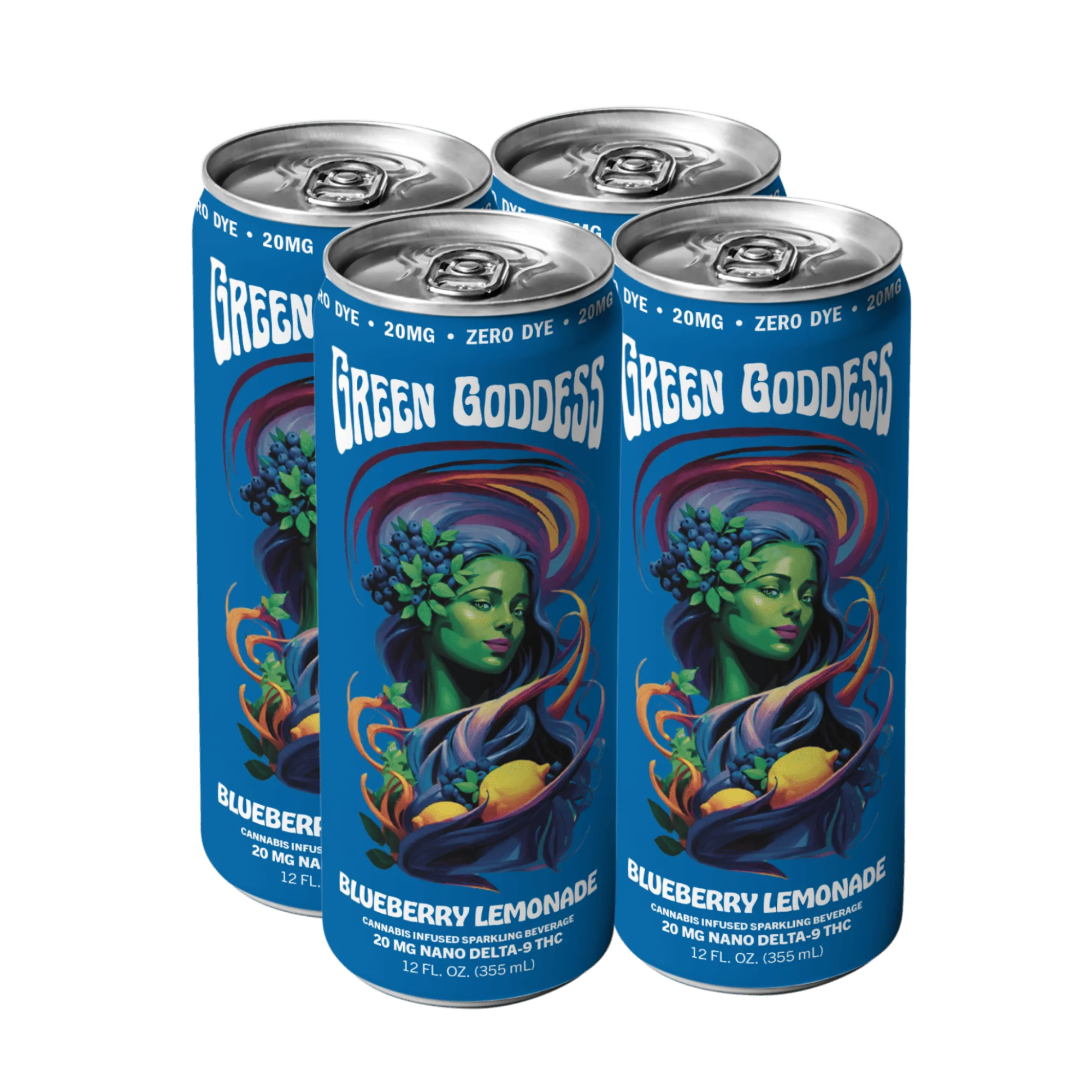 20 mg Full Flavor Blueberry Lemonade, 4-pack