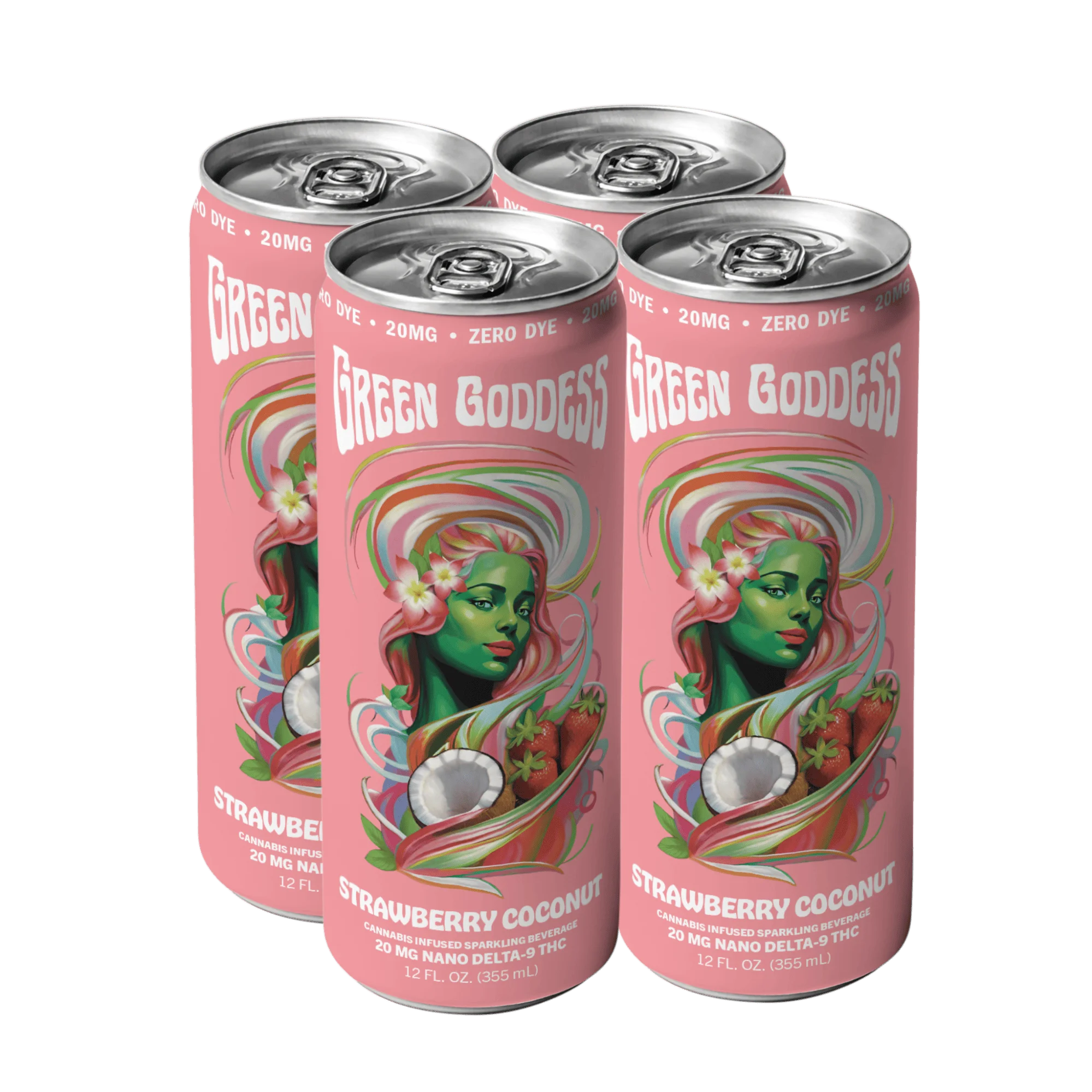 20 mg Full Flavor Strawberry Coconut, 4-pack